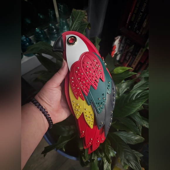 NWT Kate Spade Rio 3D Parrot Crossbody - Picture 1 of 6